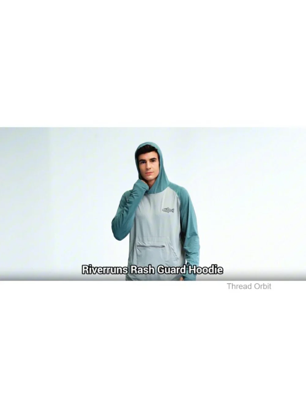 Men's Ice-Cool Silky Sun Protection Hoodie UPF 50+ Fishing Shirt Quick Dry UV